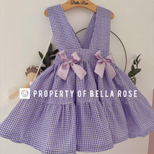 Load image into Gallery viewer, Gingham Pinafore Skirt