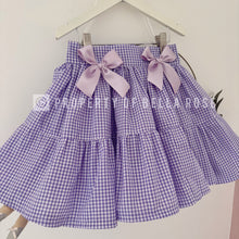Load image into Gallery viewer, Gingham Pinafore Skirt