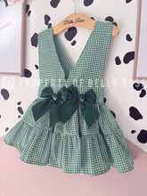 Load image into Gallery viewer, Gingham Pinafore Set