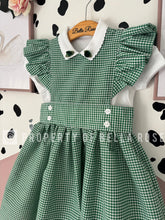 Load image into Gallery viewer, Gingham Pinafore Set

