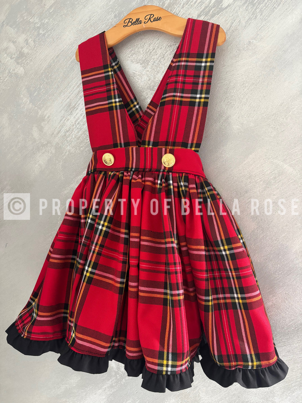 Tartan Pinafore Skirt